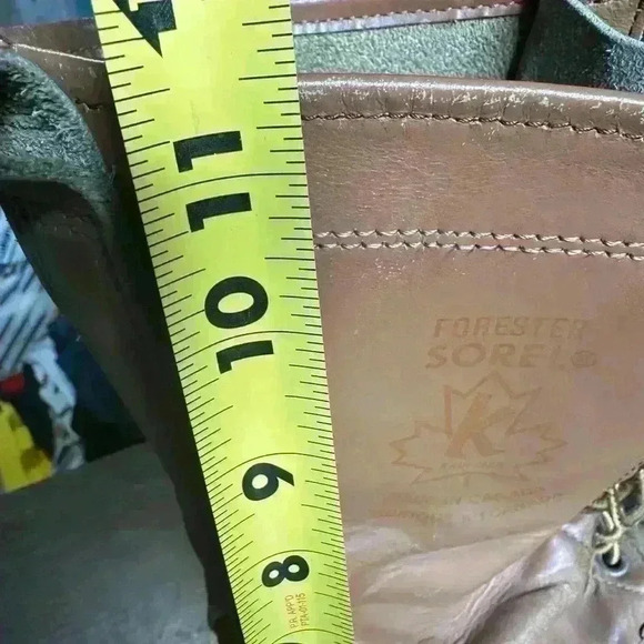 Vintage Kaufman Made In Canada Forester Sorel Tall Boots. Size 10.5. Lace Up. - Picture 10 of 10